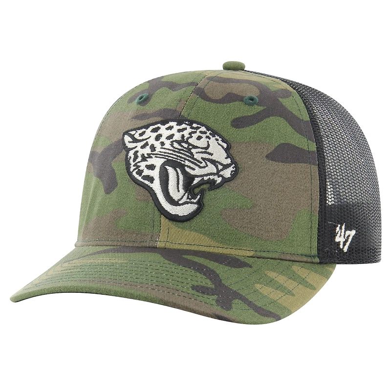 Men's '47 Camo Jacksonville Jaguars Trucker Adjustable Hat