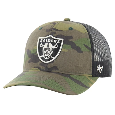 Men's '47 Camo Las Vegas Raiders Trucker Adjustable Hat