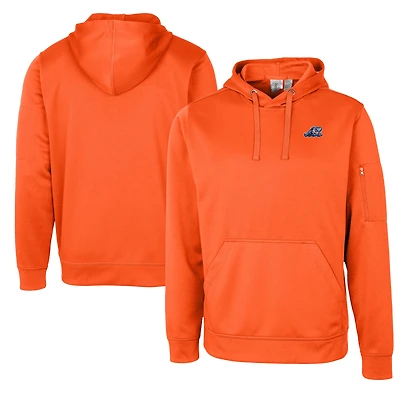 Unisex Cutter & Buck Orange West Michigan Whitecaps Clique Lift Eco Performance Pullover Hoodie Sweatshirt
