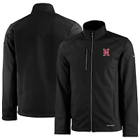 Men's Cutter & Buck  Black Nashville Sounds Evoke Eco Softshell Recycled Full-Zip Jacket