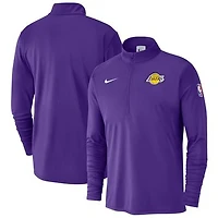 Men's Nike Purple Los Angeles Lakers 2024/25 Courtside Performance Half-Zip Top