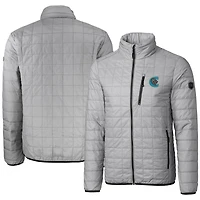 Men's Cutter & Buck Charlotte Knights Rainier PrimaLoft Eco Insulated Full-Zip Puffer Jacket
