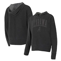 Women's Concepts Sport Charcoal Alabama Crimson Tide Volley Long Sleeve Hoodie Top