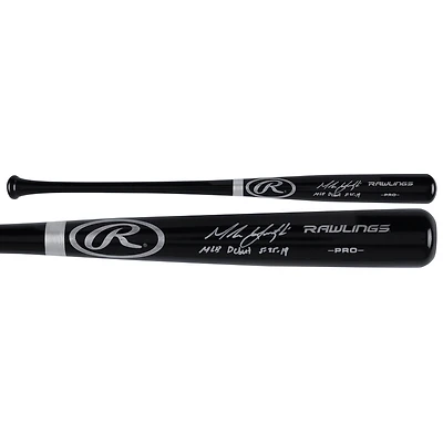 Mike Yastrzemski San Francisco Giants Autographed Rawlings Pro Bat with "MLB Debut 5/29/19" Inscription