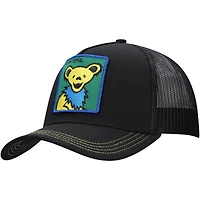 Unisex Black The Grateful Dead Dancing Bear A-Frame Adjustable Hat