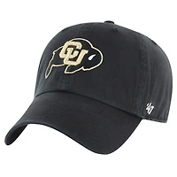 Youth '47 Black Colorado Buffaloes Clean Up Adjustable Hat