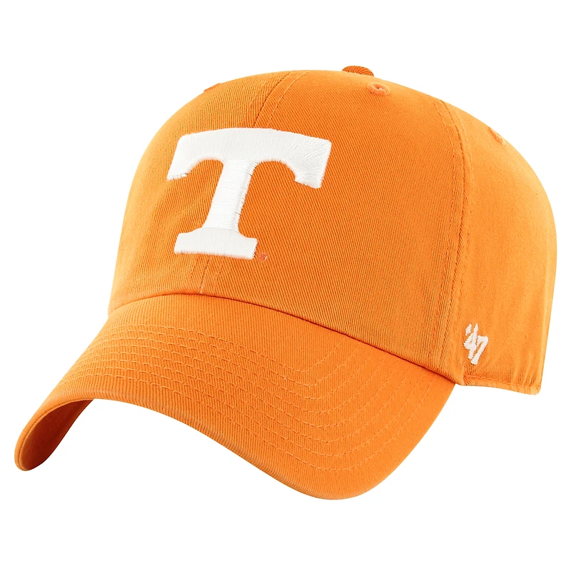 Youth '47 Tennessee Orange Tennessee Volunteers Clean Up Adjustable Hat