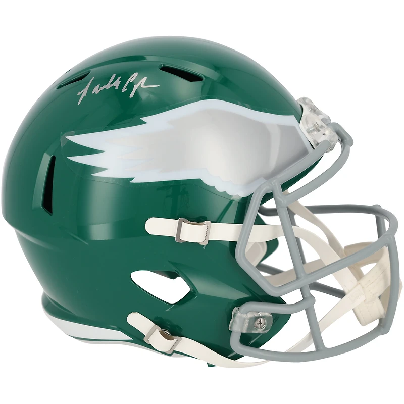 Randall Cunningham Philadelphia Eagles Autographed Riddell 1974-95 Throwback Speed Replica Helmet