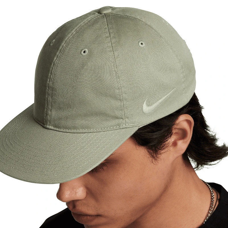 Unisex Nike Green Washed Swoosh Club Adjustable Hat