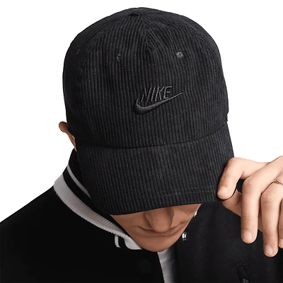 Men's Nike Black Corduroy Club Adjustable Hat