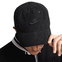 Men's Nike Black Corduroy Club Adjustable Hat