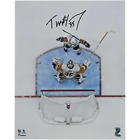 Tristan Jarry Pittsburgh Penguins Autographed 16" x 20" Goalie Goal Celebration Photograph