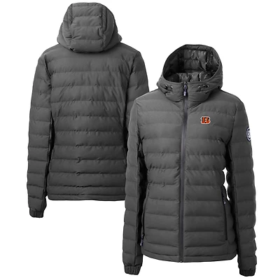 Women's Cutter & Buck  Gray Cincinnati Bengals Mission Ridge Repreve Eco Insulated Full-Zip Puffer Jacket