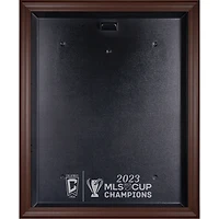 Columbus Crew 2023 MLS Cup Champions Brown Framed Team Logo Jersey Display Case