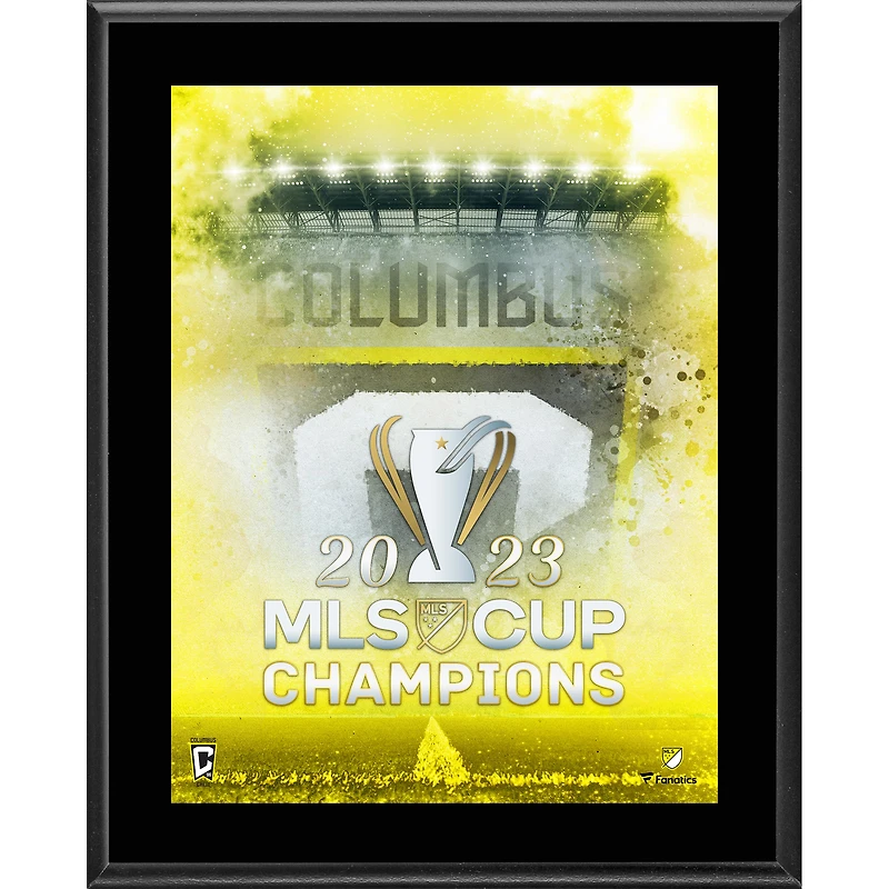 Columbus Crew 2023 MLS Cup Champions 10.5" x 13" Sublimated Plaque