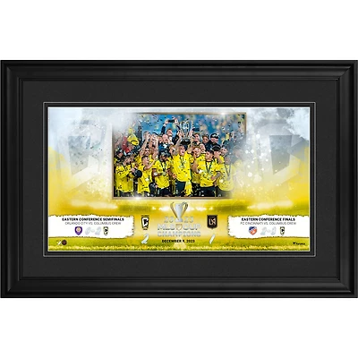 Columbus Crew 2023 MLS Cup Champions Framed 10" x 18" Panoramic Photograph