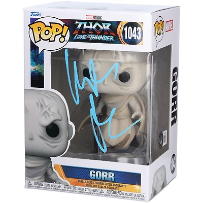 Christian Bale Thor: Love and Thunder Autographed Gorr #1043 Funko Pop! - Signed in Blue Ink - BAS