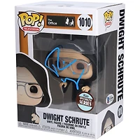 Rainn Wilson The Office Autographed Dwight Schrute #1010 Funko Pop! Vinyl Figure - Signed in Blue Paint - BAS