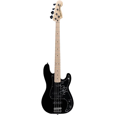 Roger Waters Pink Floyd Autographed Black Squire Guitar - BAS