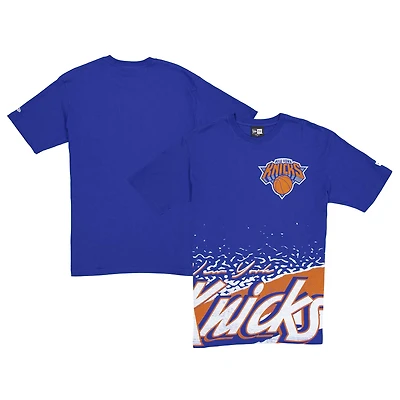 Men's New Era Blue New York Knicks Sport Classic T-Shirt
