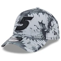 Men's New Era  Black Kyle Larson Victory Burnout 9FORTY Adjustable Hat