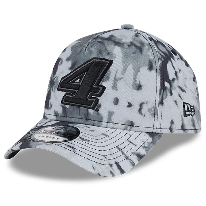 Men's New Era Black Josh Berry Victory Burnout 9FORTY Adjustable Hat