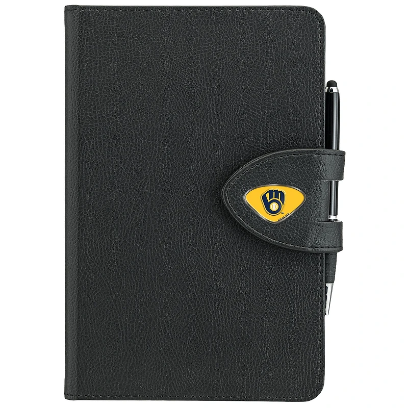 Black Milwaukee Brewers Classic Notebook