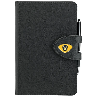 Black Milwaukee Brewers Classic Notebook