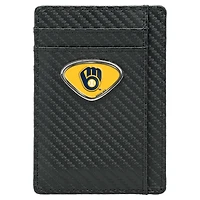 Men's Black Milwaukee Brewers RFID Wallet