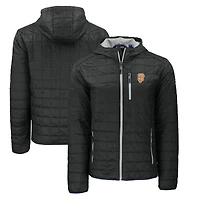 Men's Cutter & Buck  Black San Francisco Giants City Connect Rainier Primaloft Eco Full-Zip Hooded Jacket