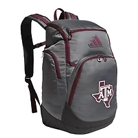 adidas Gray Texas A&M Aggies 5-Star Team 2 Backpack