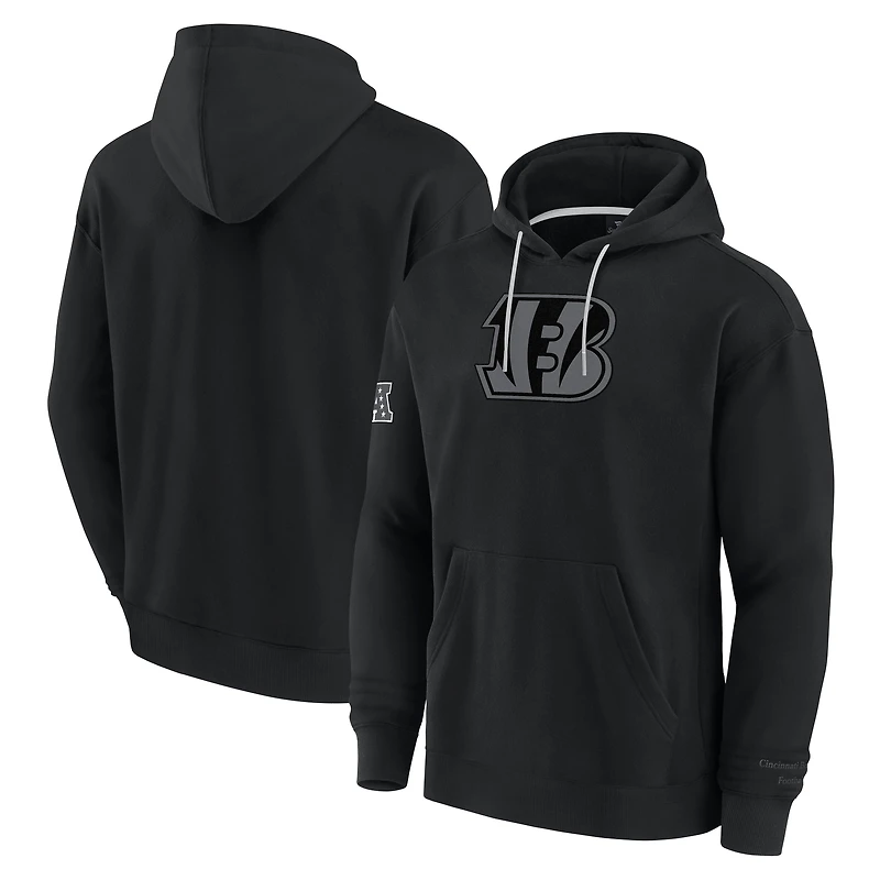 Men's Fanatics Black Cincinnati Bengals Elements Pace Pullover Hoodie