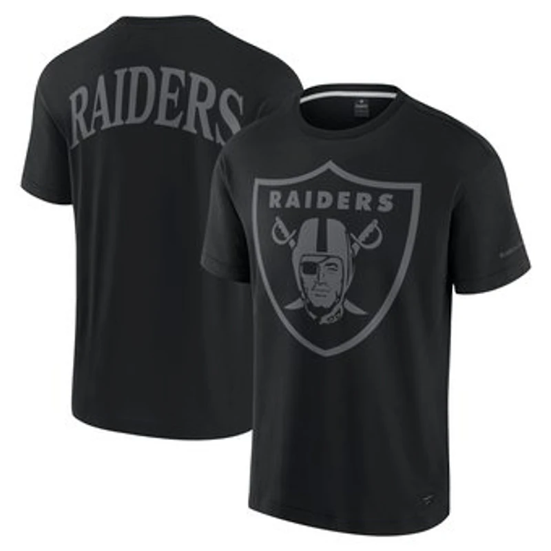 Unisex Fanatics Black Las Vegas Raiders Elements Iconic T-Shirt
