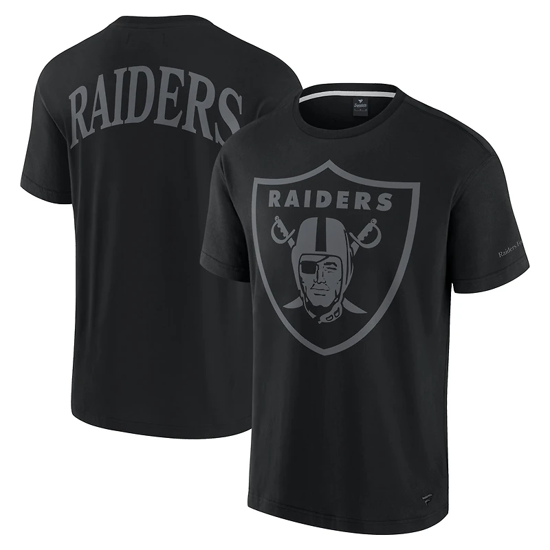 Unisex Fanatics Black Las Vegas Raiders Elements Iconic T-Shirt