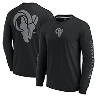 Unisex Fanatics Black Los Angeles Rams Elements Strive Long Sleeve T-Shirt