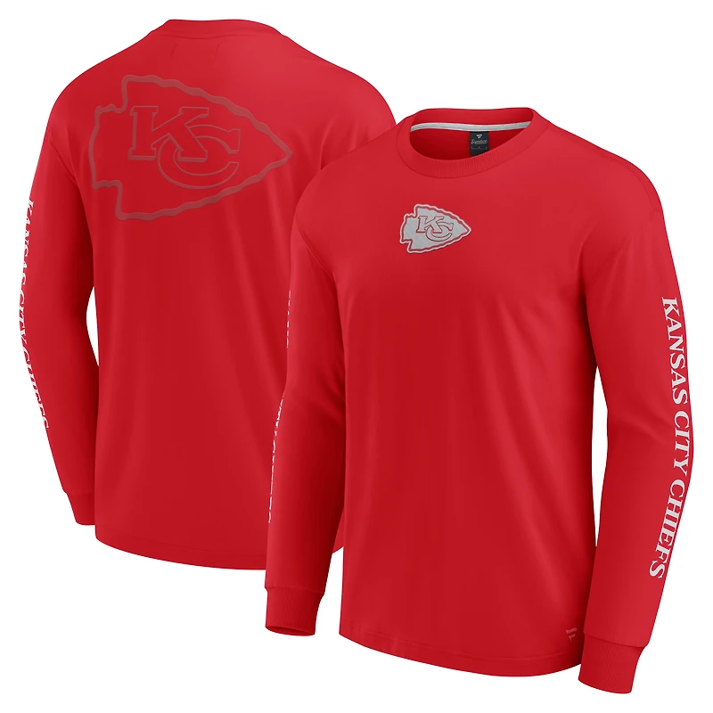 Unisex Fanatics Red Kansas City Chiefs Elements Strive Long Sleeve T-Shirt