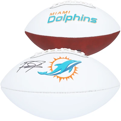 Tua Tagovailoa Miami Dolphins Autographed Franklin White Panel Football