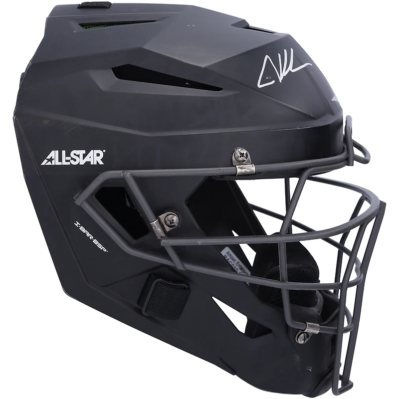Authentic Game-Used: Adley Rutschman Baltimore Orioles Autographed Catcher's Helmet with Inscription