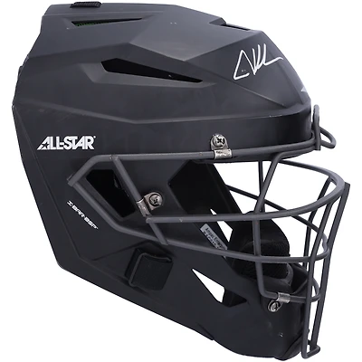 Authentic Game-Used: Adley Rutschman Baltimore Orioles Autographed Catcher's Helmet with Inscription