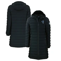 Women's Cutter & Buck  Black Indianapolis Colts Throwback Logo Mission Ridge Repreve Eco Insulated Full-Zip Puffer Jacket