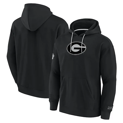 Men's Fanatics Black Georgia Bulldogs Elements Pace Pullover Hoodie