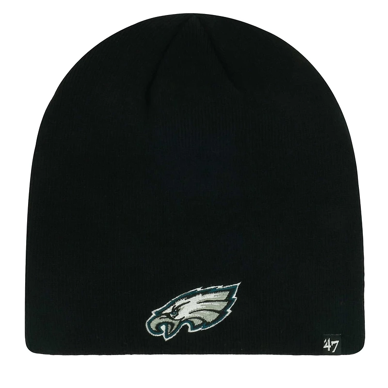 Men's '47 Black Philadelphia Eagles Primary Logo Beanie