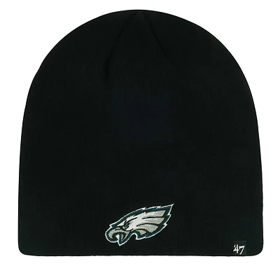 Men's '47  Black Philadelphia Eagles Primary Logo Beanie