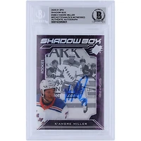 K'Andre Miller New York Rangers Autographed 2020-21 Upper Deck SPX Shadow Box #SB-8 Beckett Fanatics Witnessed Authenticated 10 Rookie Card