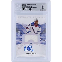 K'Andre Miller New York Rangers Autographed 2020-21 Upper Deck Ultimate Collection Jerseys Relic #127 Beckett Fanatics Witnessed Authenticated Rookie Card