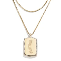 WEAR by Erin Andrews x Baublebar Cincinnati Reds Dog Tag Necklace