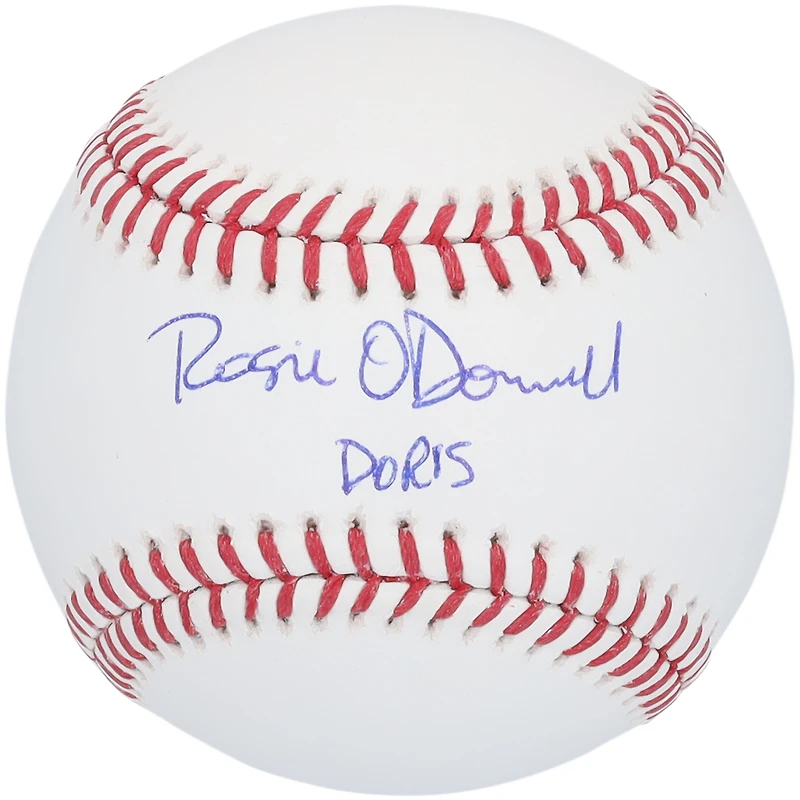 Rosie O'Donnell A League Of Their Own Autographed Baseball with "Doris" Inscription