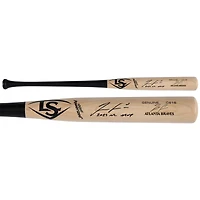 Ronald Acuña Jr. Atlanta Braves Autographed Louisville Slugger Game Model Bat with "2023 NL MVP" Inscription