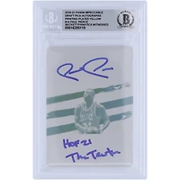 Paul Pierce Boston Celtics Autographed 2020-21 Panini Impeccable Draft Picks Yellow Printing Plate #14 #1/1 Beckett Fanatics Witnessed Authenticated 10 Card with "The Truth" & "HOF 21" Inscriptions