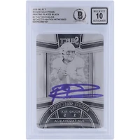 Tua Tagovailoa Miami Dolphins Autographed 2020 Panini Select Rookie Selections Black Printing Plate #3 #1/1 Beckett Fanatics Witnessed Authenticated 10 Rookie Card